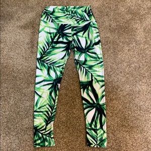 Pineapple Clothing Palm Tree Yoga Pants
